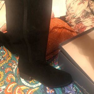 Universal Thread Faux Suede Knee Hugh Boots